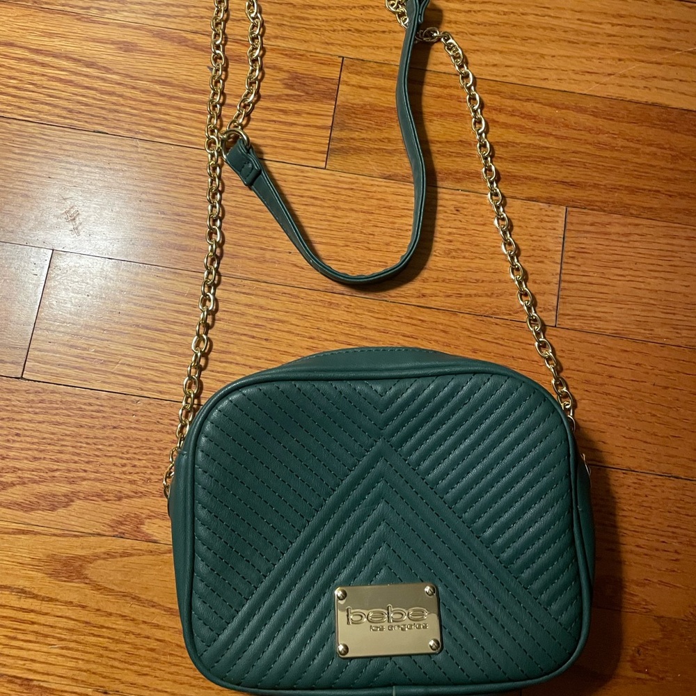Emerald green Bebe purse